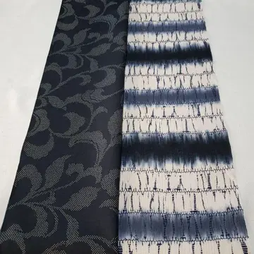 반폭 오비 광원 브랜드 면 린넨 x 순수 실크 명주