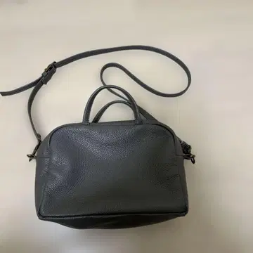 a 아 보스턴 숄더백 주름 그레이