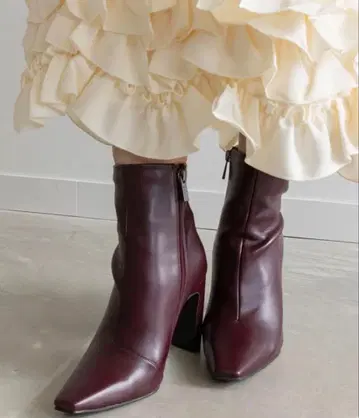 RANDA 플레이트 힐 베이직 숏부츠