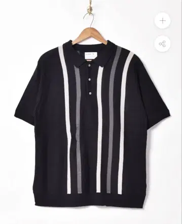 BACKERS 니트 피케 셔츠 블랙 버커스 L