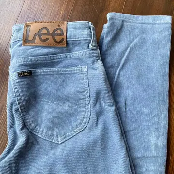 JILLSTUART x Lee 라이트 블루 코듀로이 스키니 팬츠 S