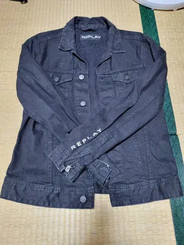 REPLAY 블랙 데님 자켓