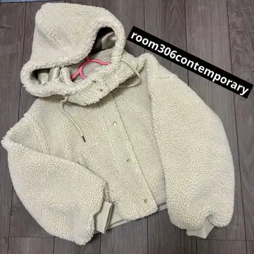 room306 contemporary 숏 기장 보아 코트 보아 블루종