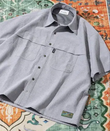 Foxfire 옥스퍼드 낚시 포켓 크롭 슬리브 셔츠