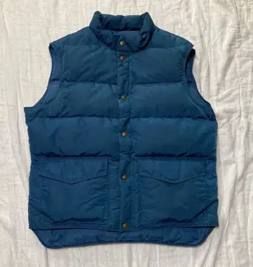 90s L.L.Bean 에메랄드 블루 다운 베스트