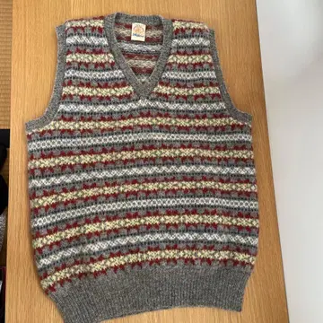 빔즈 FShetland 페어아일 패턴 울 베스트