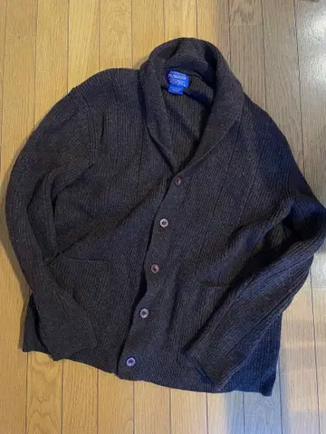 [ 구제 의류 ] Pendleton 램스울 숄카라 가디건 L