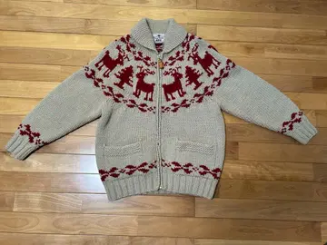 루돌프 무늬 카우친 스웨터