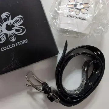COCCO FIORE 스터드 벨트 블랙 크로커다일풍 미사용 새상품