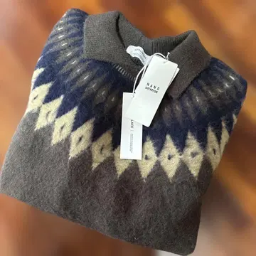 NANO Universe 페어아일 카라 니트