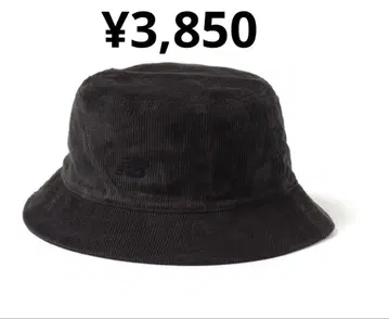 뉴발란스 코듀로이 버킷햇 블랙