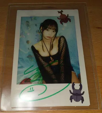 아오야마 히카루 친필 사인 폴라로이드 4