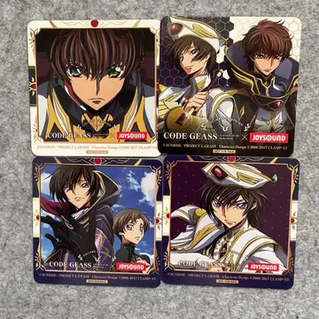 코드기어스 JOYSOUND 코스터 세트 를르슈 스자크 로로
