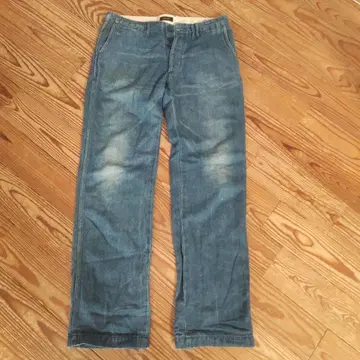 치말라 스트레이트 데님 28 사이즈 라이트 블루