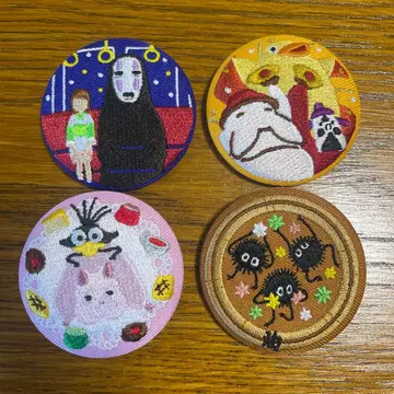 스튜디오 지브리 핀 배지 4개 세트
