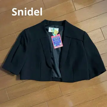 snidel 블랙 미니 기장 자켓 사이즈 0