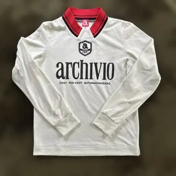 archivio 긴팔 셔츠 36 화이트/레드