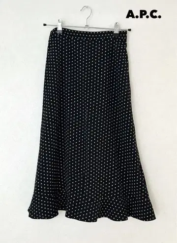 A.P.C 도트 플레어 스커트