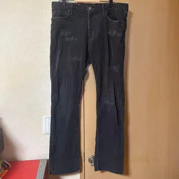 RHC 다크 그레이 코듀로이 팬츠 데미지 가공