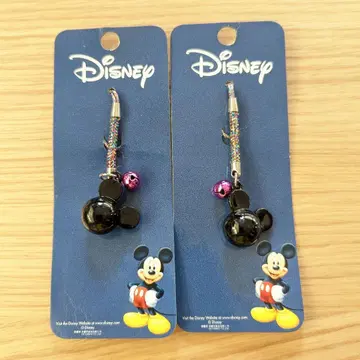 Disney 미키마우스 스트랩 (종 포함)