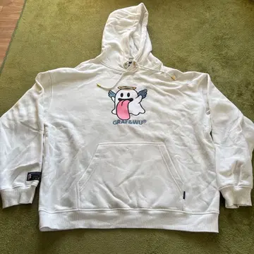 GRAFWU 화이트 후드티 XL