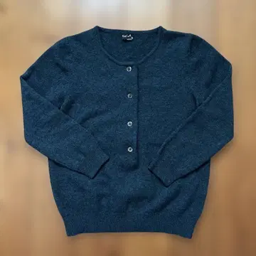 마가렛호웰 다크 블루 버튼 스웨터