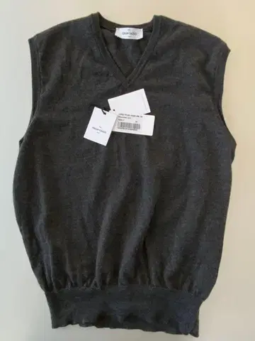 GRAN SASSO 니트 베스트 다크 그레이 사이즈: S/M 46