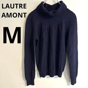 LAUTREAMONT 로트레아몽 블랙 터틀넥 니트 스웨터 M