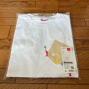 Nintendo 피크민T셔츠 M사이즈 화이트 보물 회수