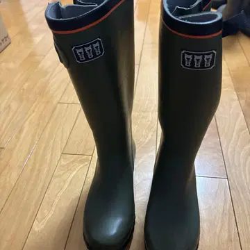 미츠우마 베일노스 장화 남녀 공용 레인부츠 올리브 그린 23cm