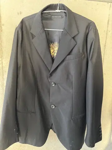 CIXEUR 프린트 테일러드 자켓