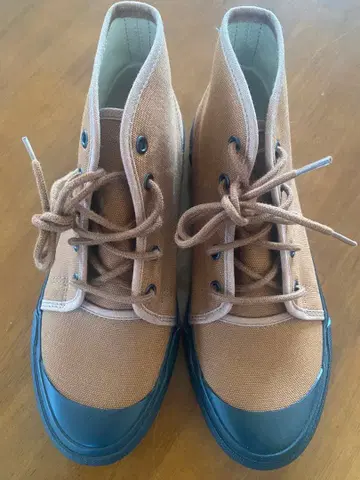 MHL. 브라운 스니커즈 25.0