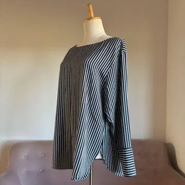 23구 블라우스 스트라이프 46 빅 사이즈