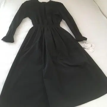 블랙 롱 슬리브 원피스 38