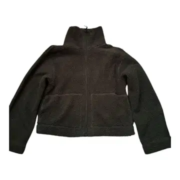 H&M 카키 플리스 자켓