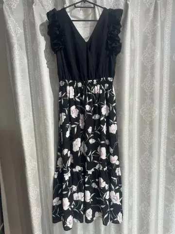 Rady 프릴 소매 꽃무늬 맥시 원피스