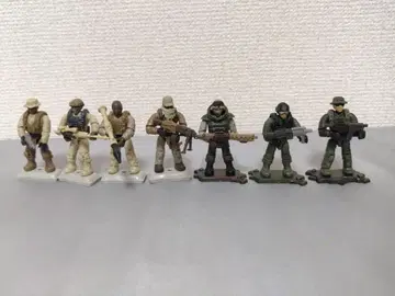 메가 블록 콜 오브 듀티 병사 피규어 7개 세트