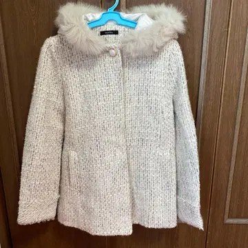 StyleNote 화이트 트위드 코트