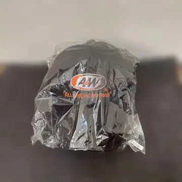 A&W 블랙 메쉬 캡 프리 사이즈
