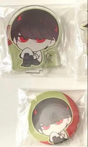 대죄 스텔라워스 특전 아크릴 스탠드 캔뱃지 오사키