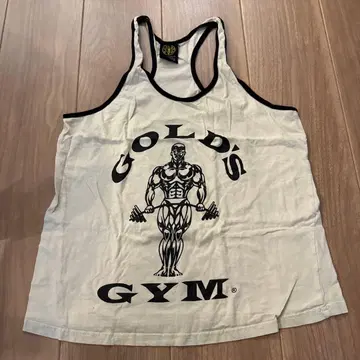 GOLD'S GYM 탱크탑 M 사이즈 크림