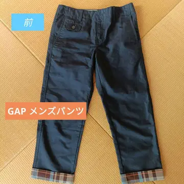 GAP 남성용 치노 팬츠 체크 밑단