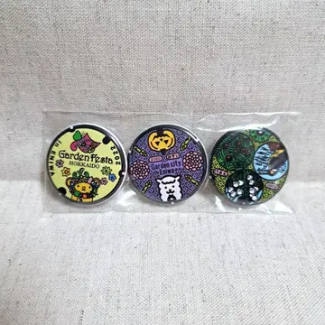 홋카이도 정원 페스티벌 캔 배지 세트