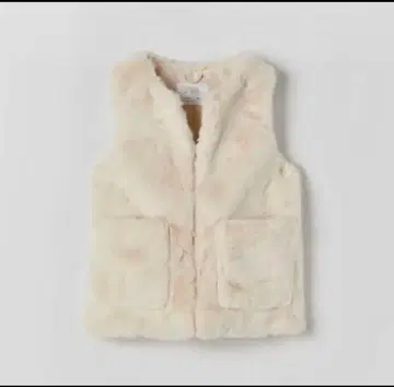 ZARA 키즈 인조 모피 베스트