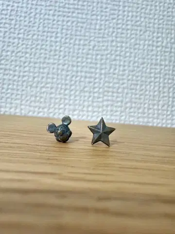 미키 귀걸이 입체 디즈니
