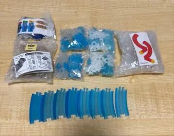 캡슐 프라레일 클리어 레일+클리어 조경 세트