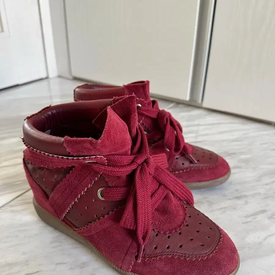 イザベル マラン 正規品/ ベケット ハイトップ スウェード スニーカー