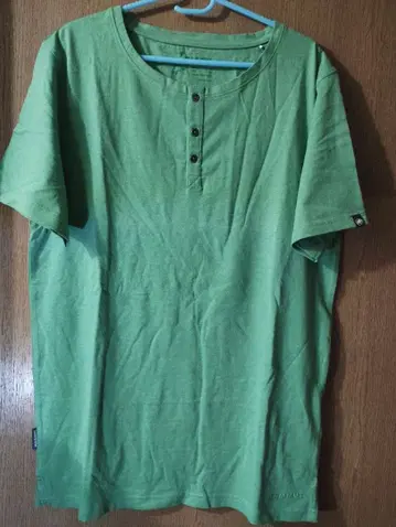 Mammut 버튼 달린 헨리넥 T셔츠 그린