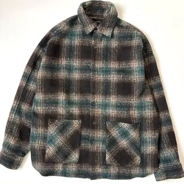 LUSOR 기모 체크 셔츠