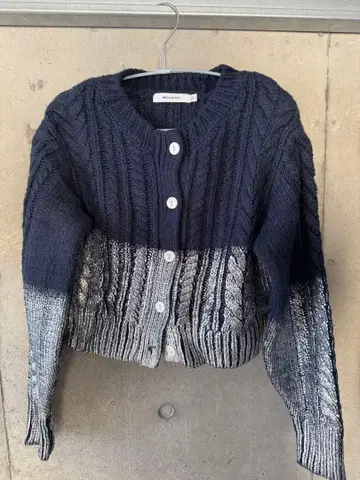 MOUSSY FOIL PRINT CABLE 가디건